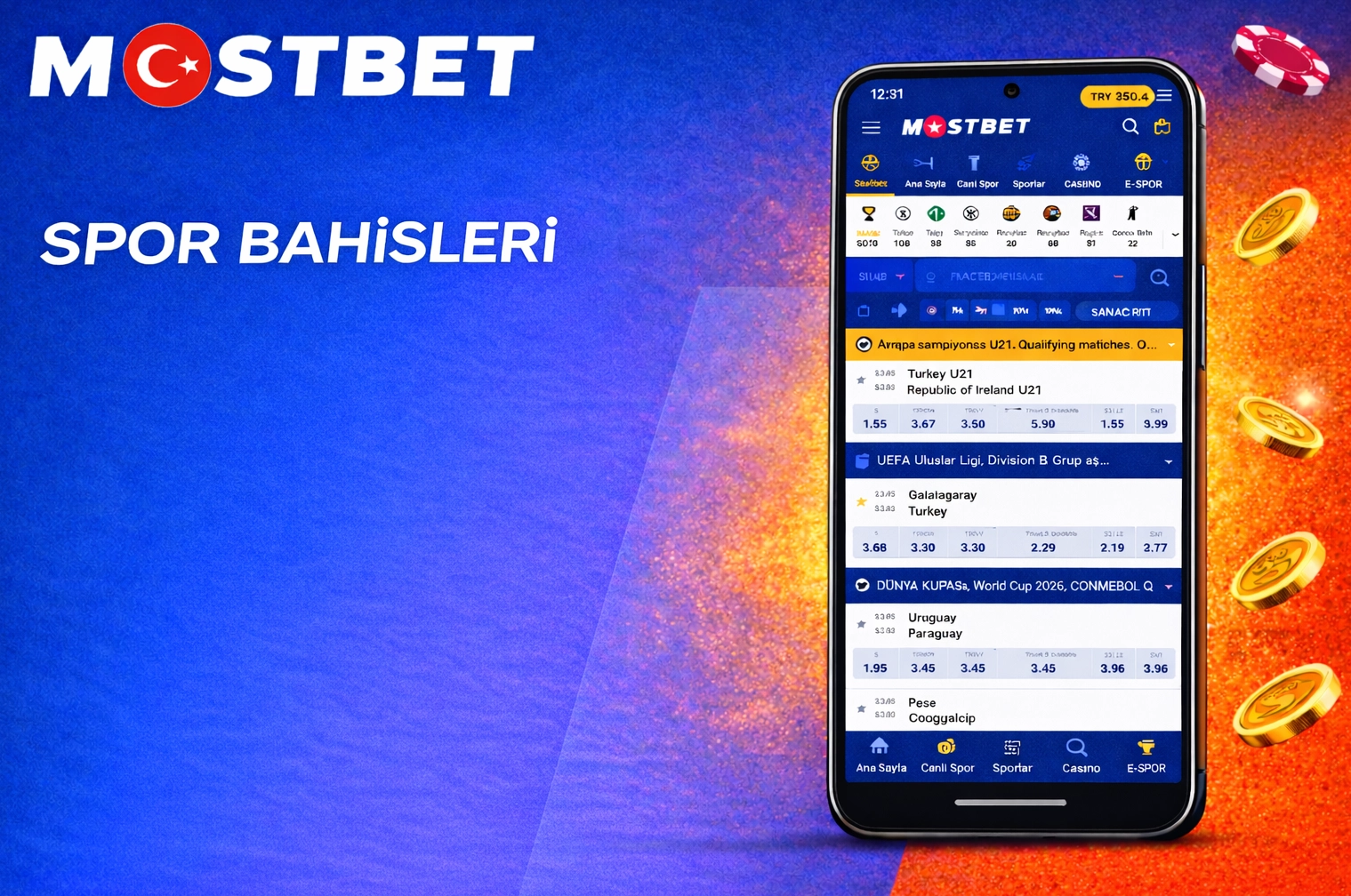 Spor bahis seçenekleri
